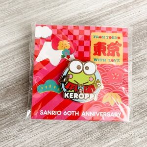 Sanrio 60th Anniversary FOTM pin (July - Keroppi)